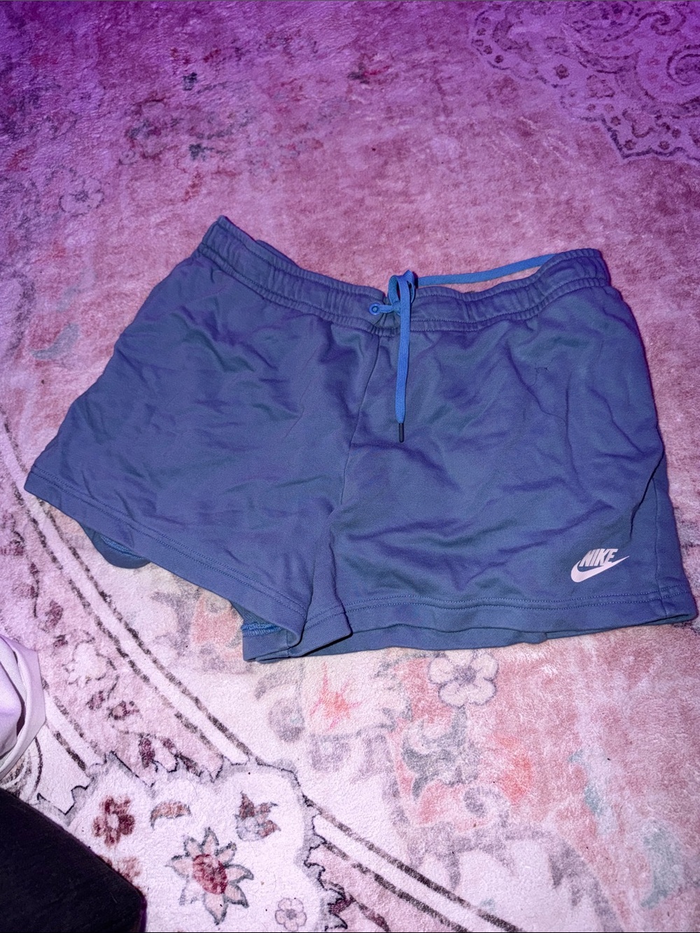 Nike Women's Sky Blue Athletic Shorts